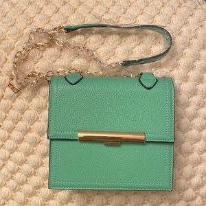 Green mini purse